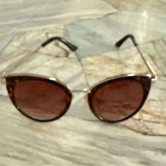 Tahari Brown and Gold Sunglasses main image 7